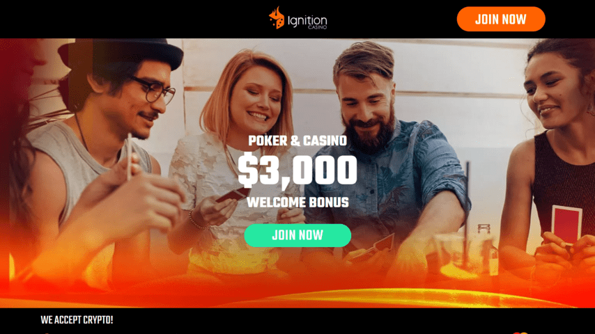 Ignition Casino join now prompt