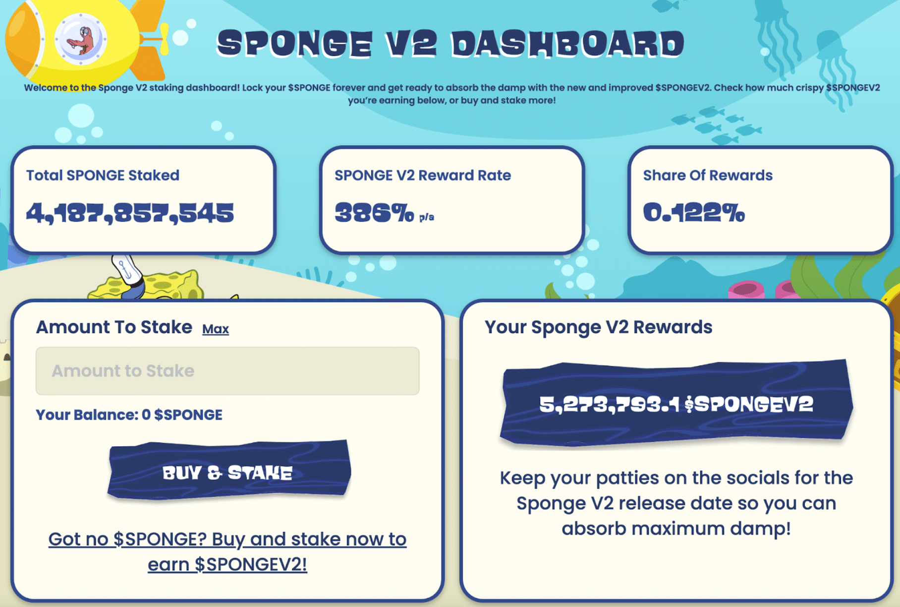 sponge dashboard