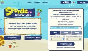 Next Pepe Coin SPONGE Price Pumps 100% in 5 Days as V2 Bridging Hype Explodes