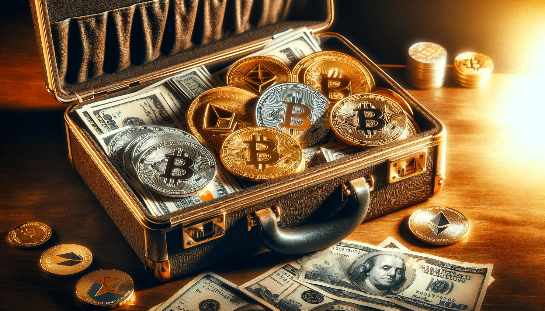 A crypto portfolio filled with Bitcoin, Ethereum, Solana, XRP and Bitcoin Minetrix.