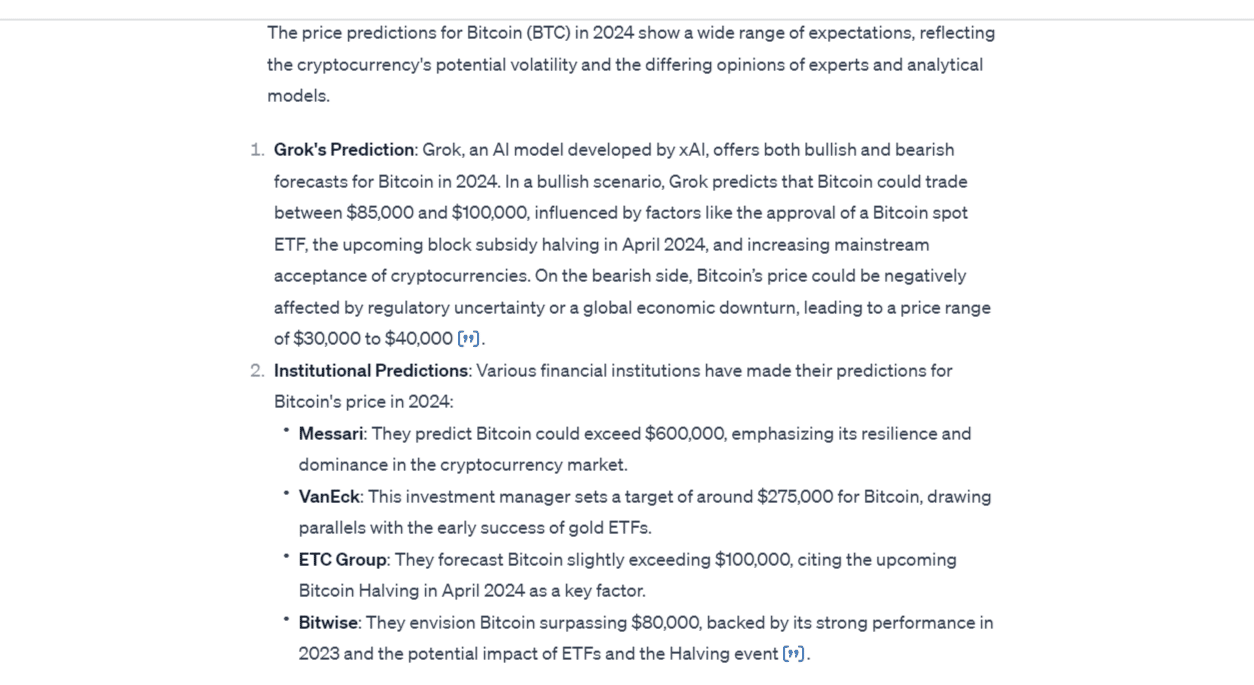 ChatGPT Crypto Analysis: As investors look to speculation about the price performance of Bitcoin & memecoin in 2024 read ChatGPT Prediction