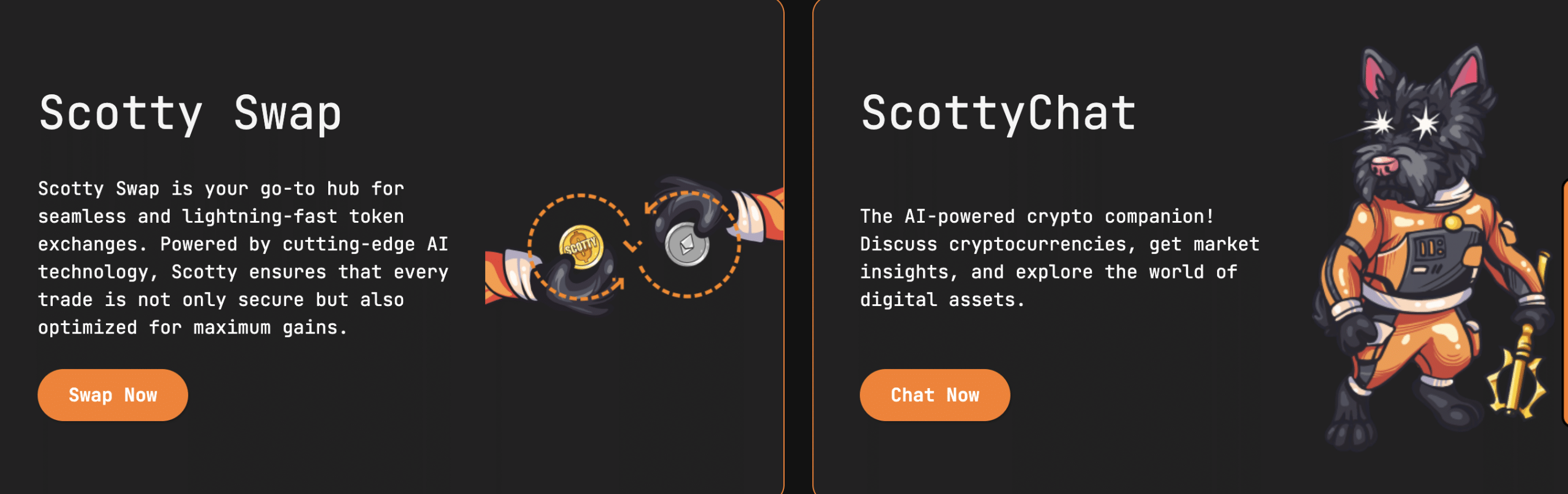Scotty the AI ICO features