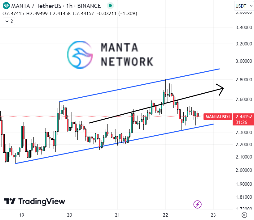 Manta Network Price / Source: TradingView
