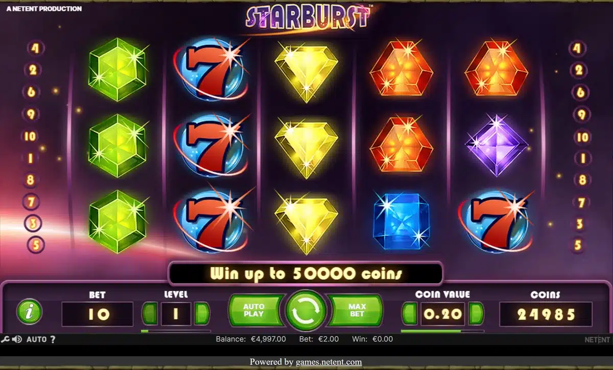 starburst slot slot machine odds