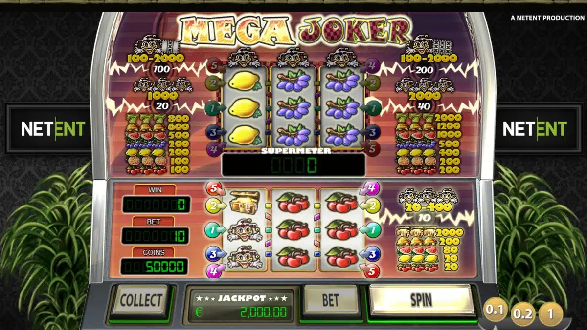 Mega joker slots machine odds