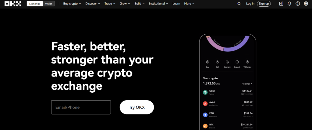 okx homepage