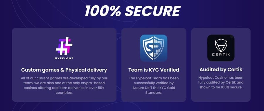 hypeloot security