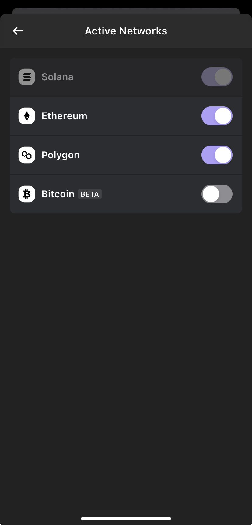 active networks on phantom