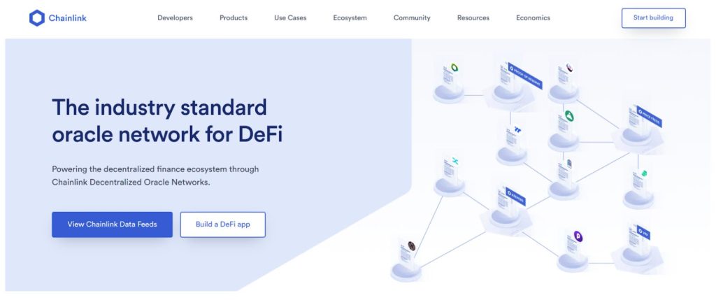 chainlink homepage