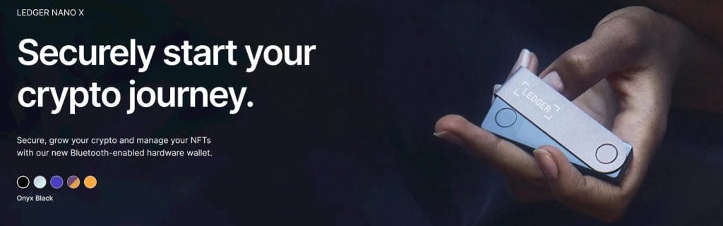 ledger nano x cold wallet
