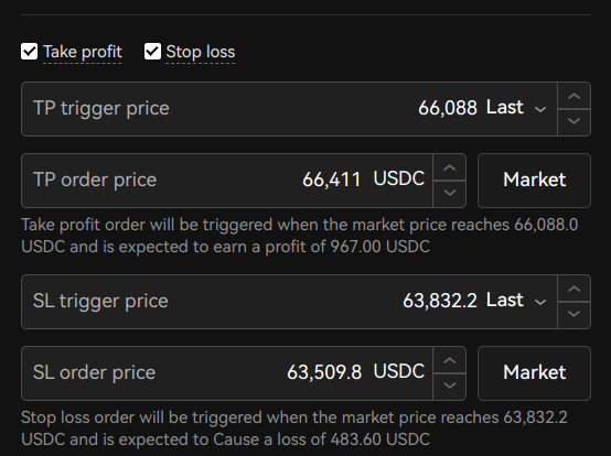 okx stop loss take profit order