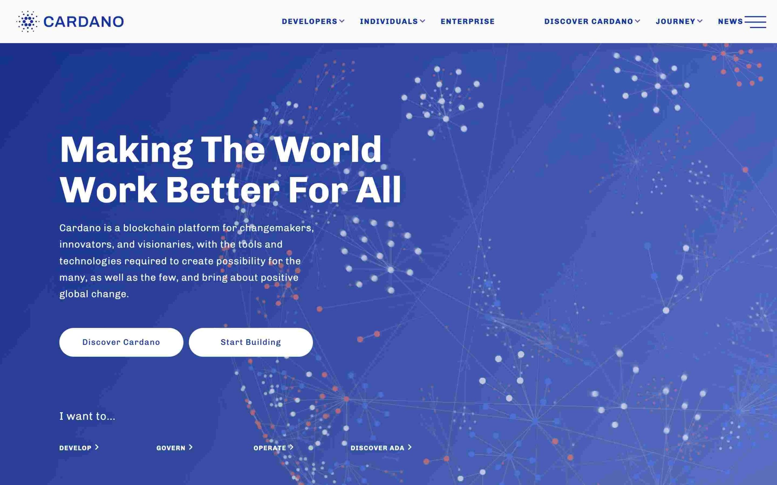 Cardano.org Homepage
