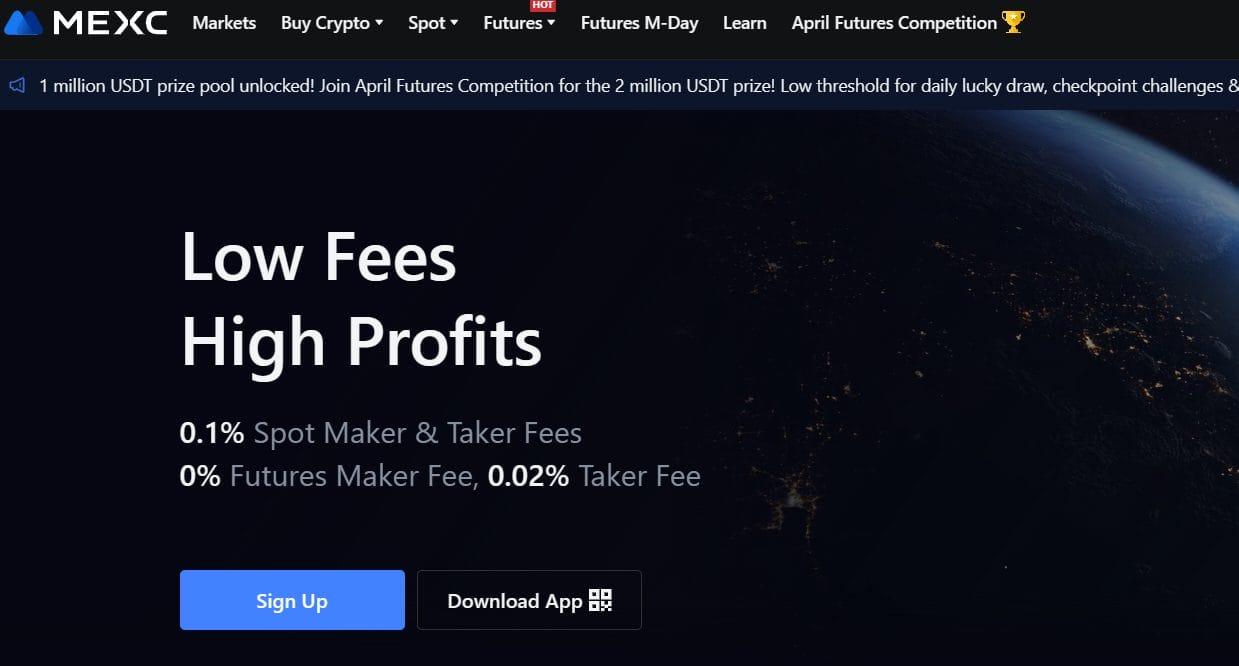 mexc homepage