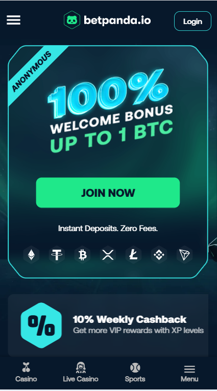 betpanda crypto betting site with instant withdrawals