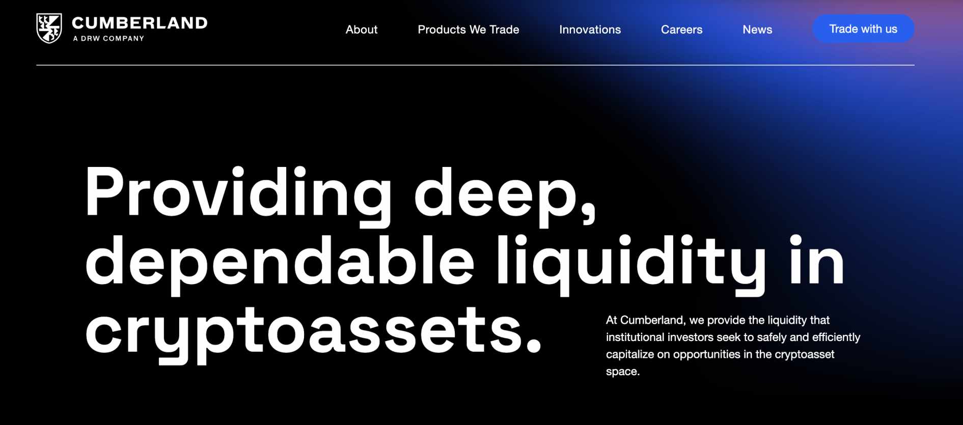 Cumberland liquidity provider