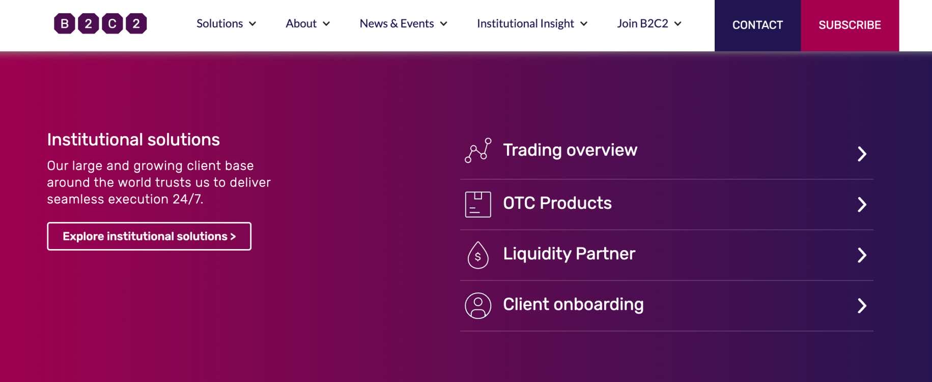 B2C2 liquidity provider 