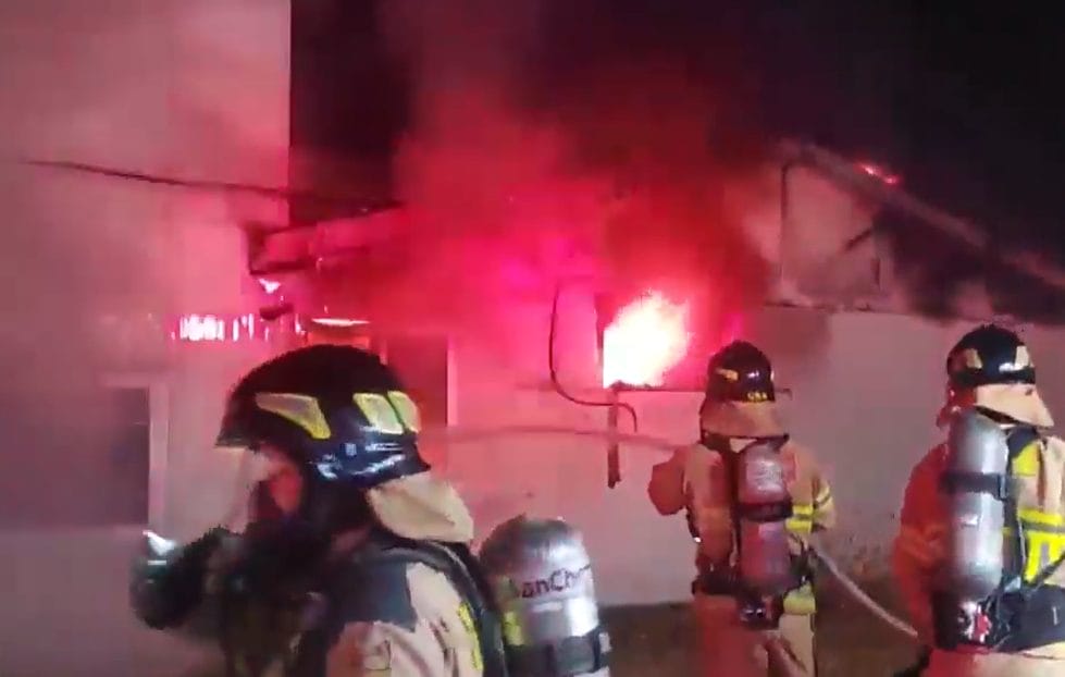 Firefighters in South Korea’s Jeonju battle a blaze at a crypto mining center.