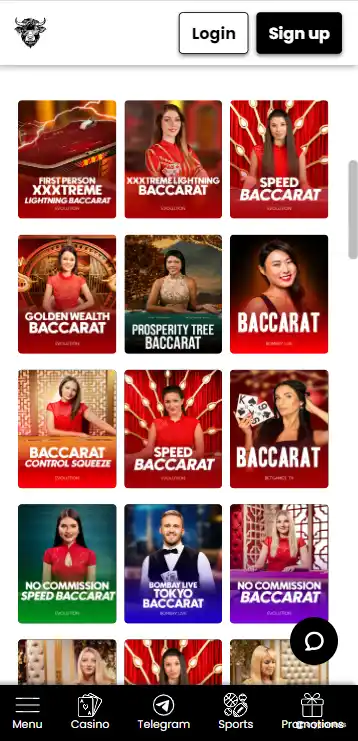 baccarat at offshore casinos