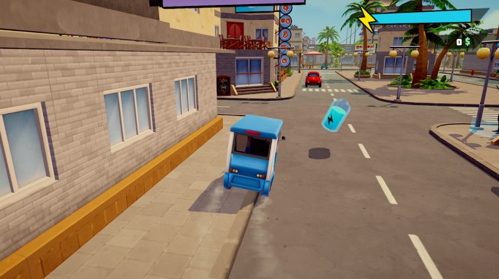 لقطة شاشة داخل لعبة Crazy TukTuk Taxi