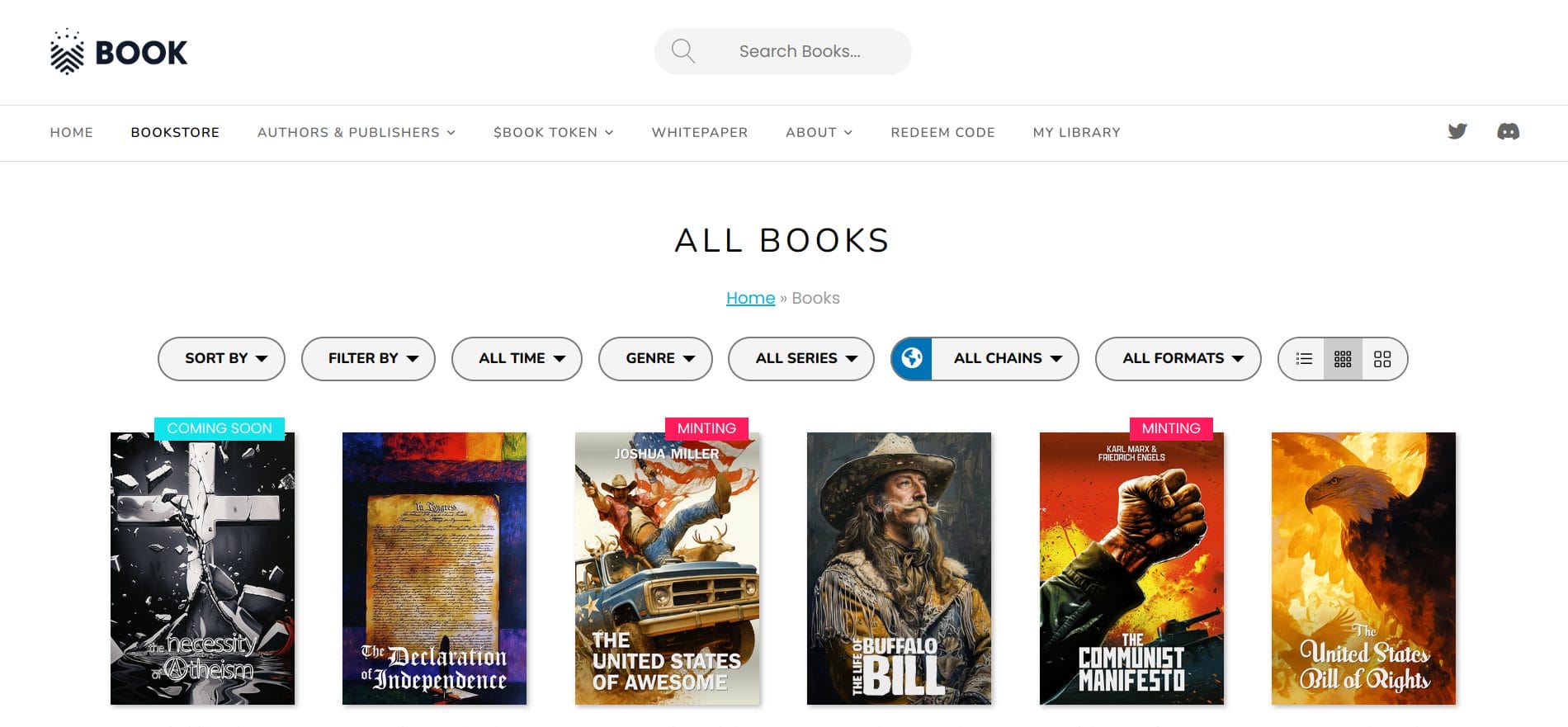 book-io selection