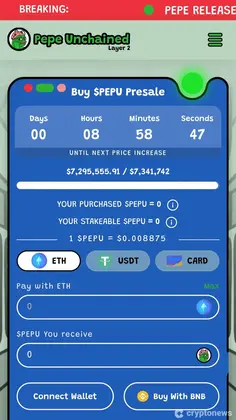 Pepe Unchained presale
