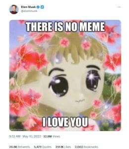 Elon Musk Milady Maker Tweet