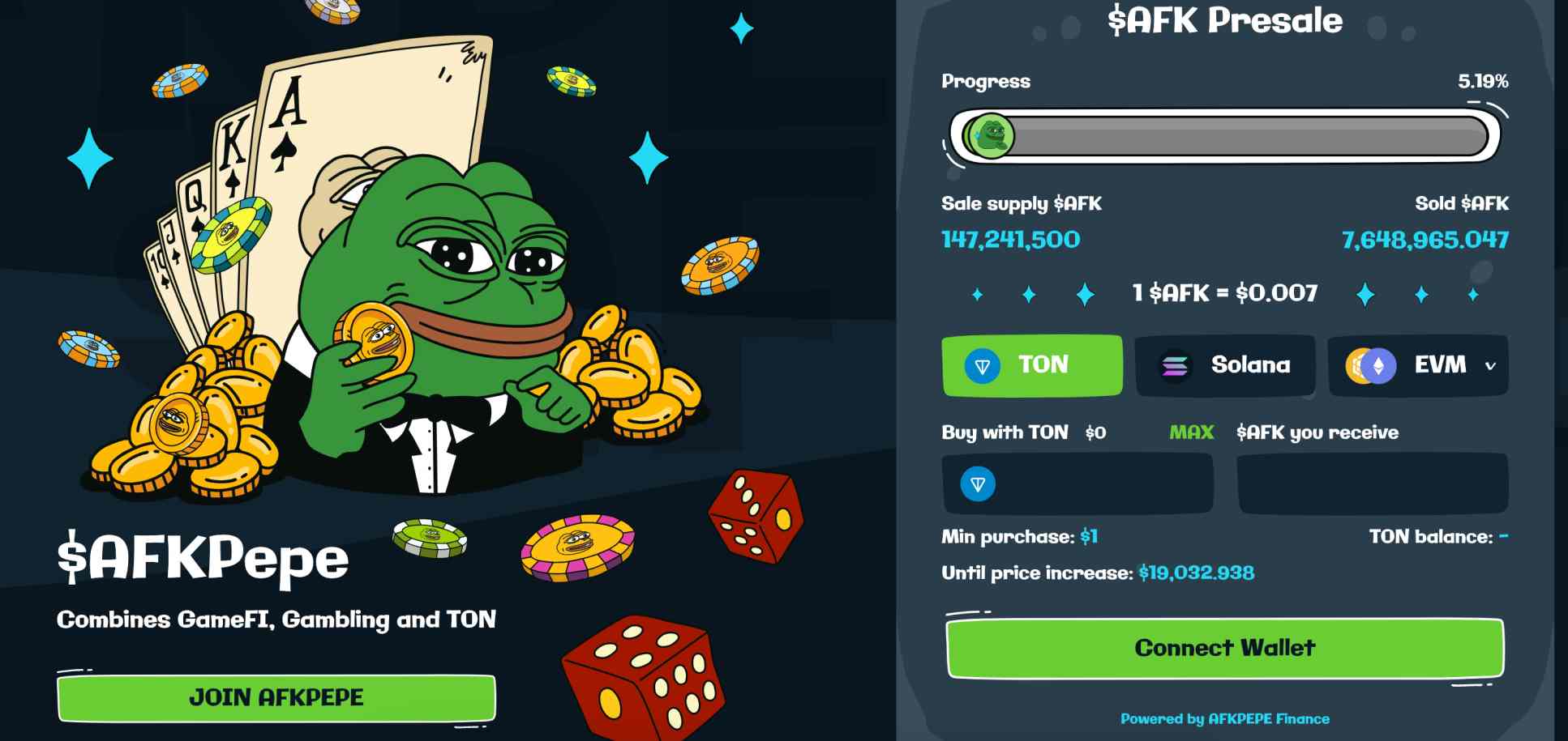 AFKPepe presale