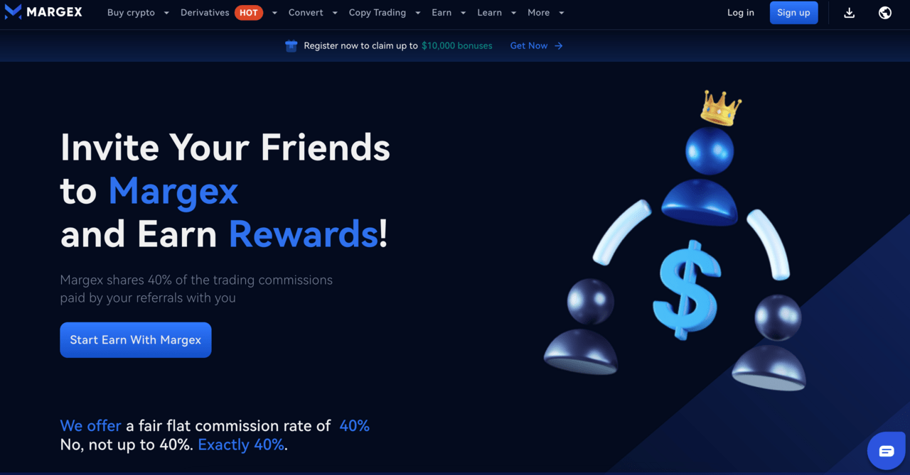 Margex Affiliate program