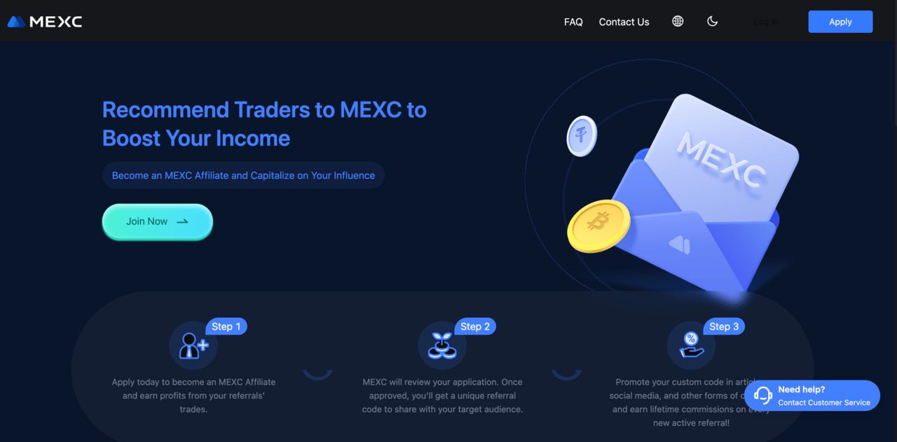 MEXC affiliate program