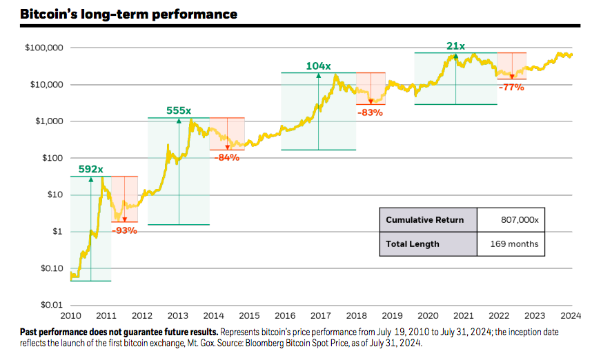 bitcoin's performance