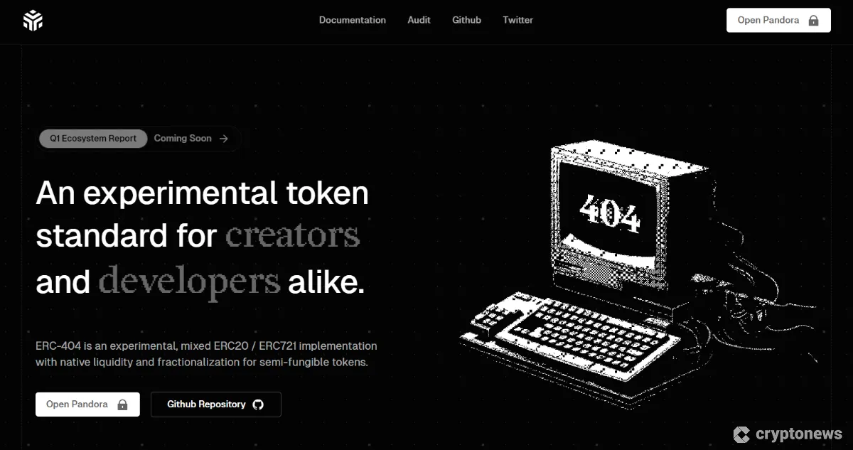 screenshot of Pandora's website