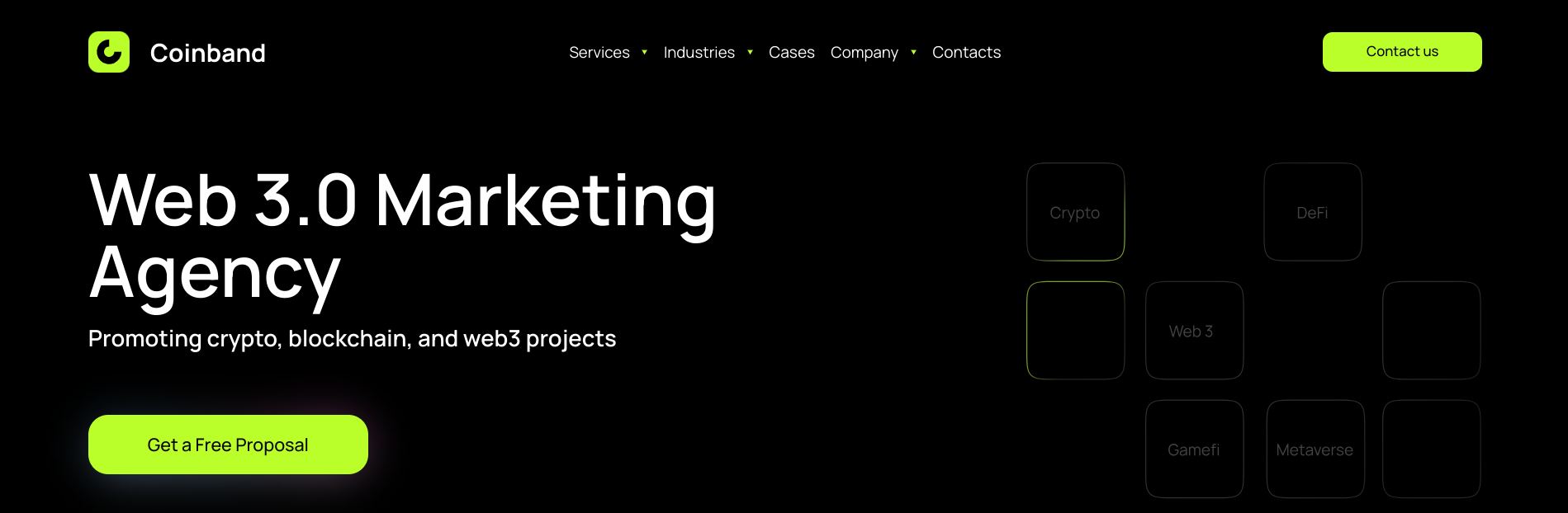 coinband crypto marketing agency