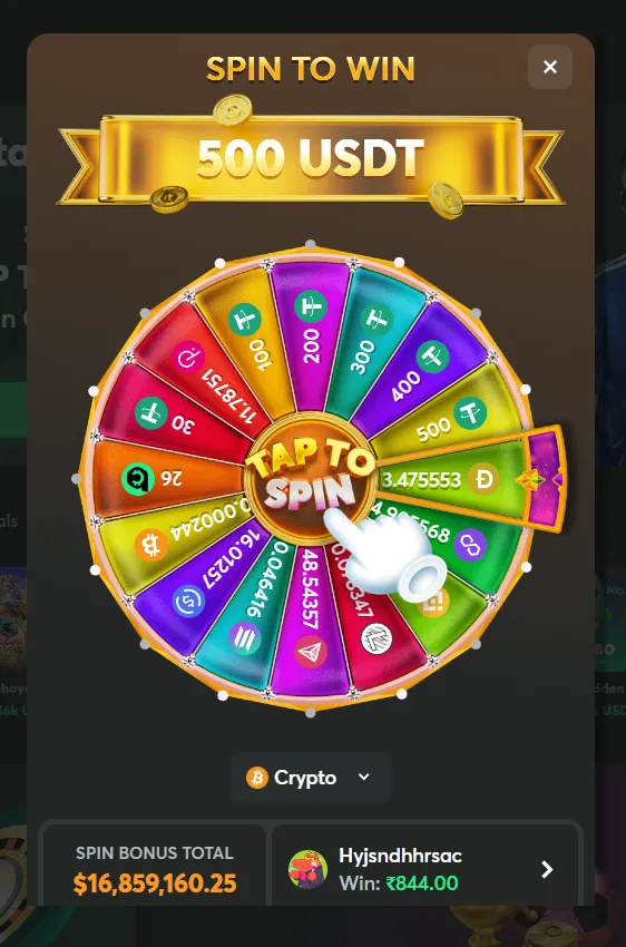 crypto faucet incentive at bc game