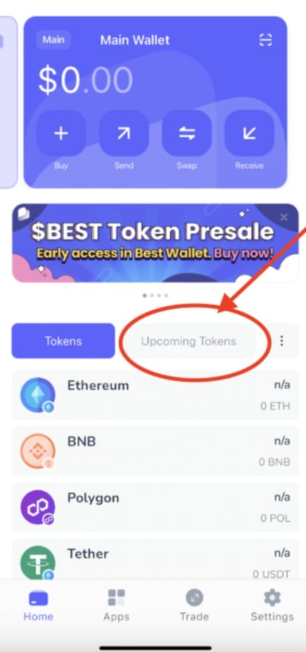 How to buy SLAP tokens