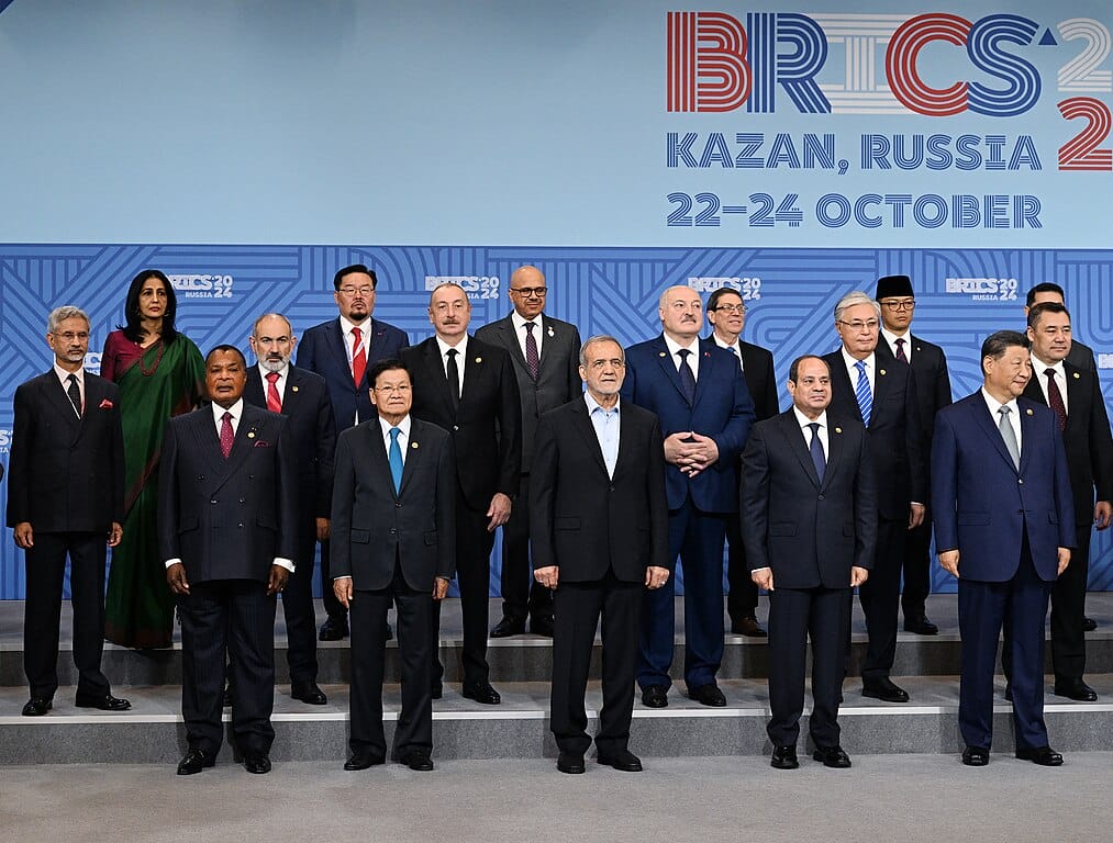 BRICS leaders and other senior officials at the 2024 BRICS Summit in Kazan, Russia.