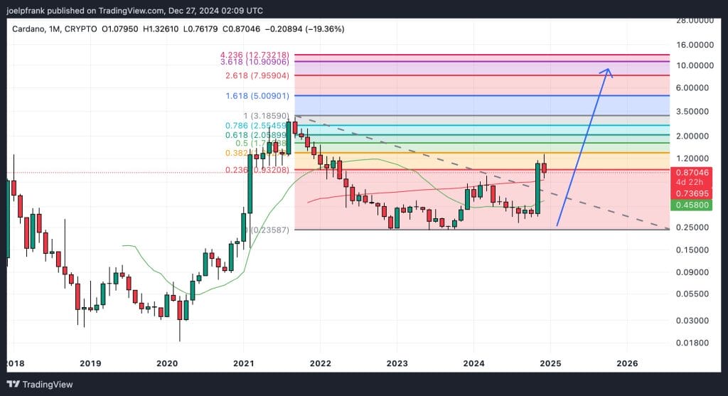 Cardano Price Could Dump 57%, But 2025 Could Be a Massive Year