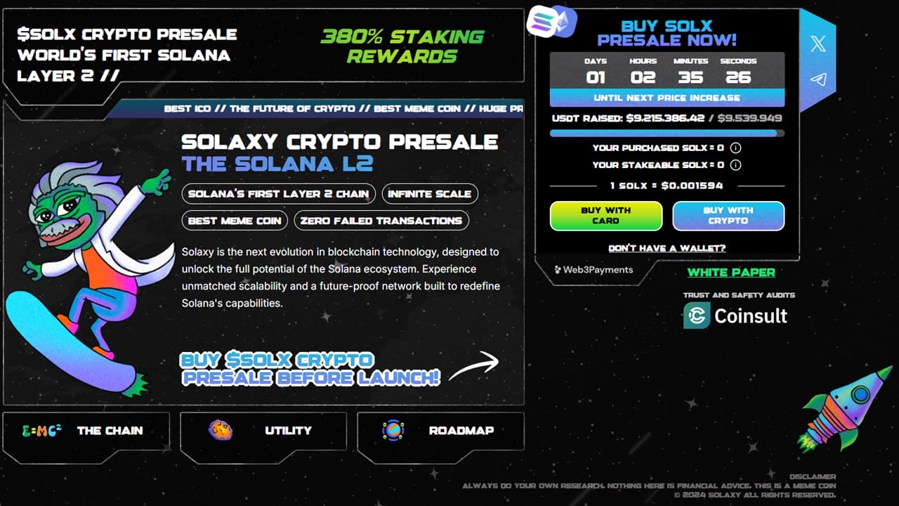solaxy presale page