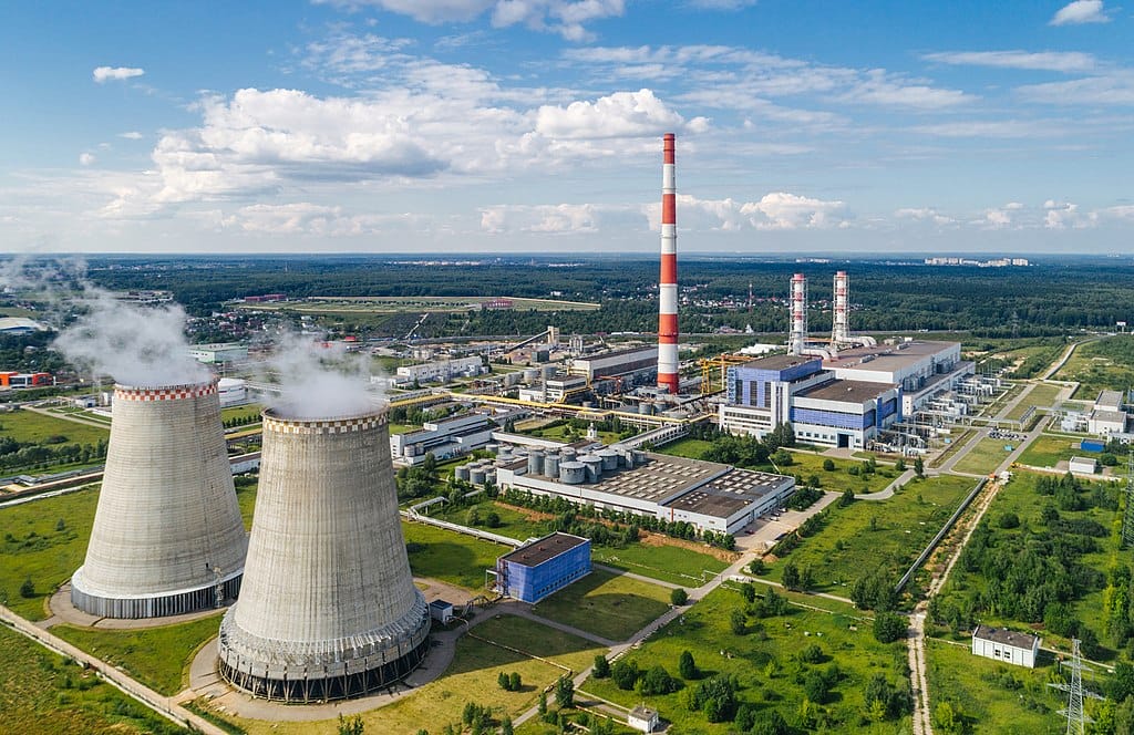 The TEC-27 power plant near Moscow, Russia.