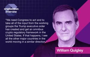 How Tether Co-Founder William Quigley Views Crypto Regulations in Trump’s Second Term