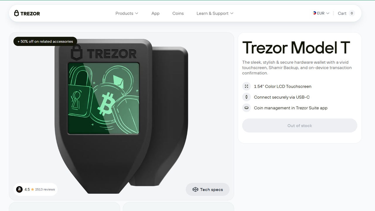 Trezor Model T