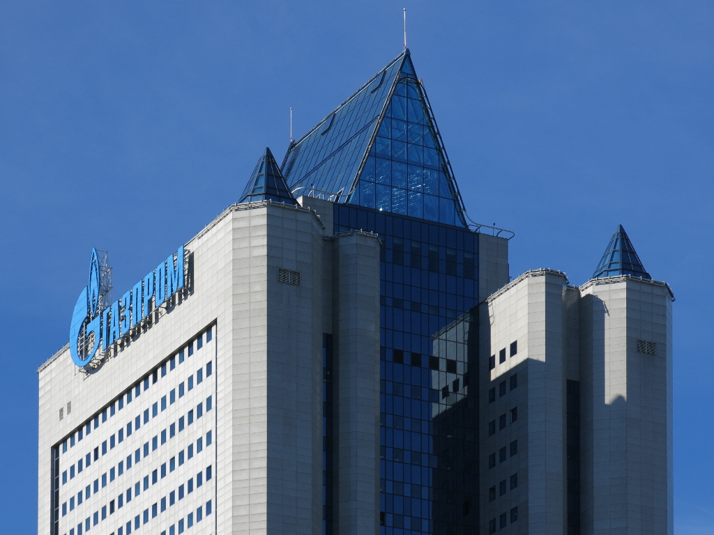 Gazprom’s offices in Moscow, Russia.