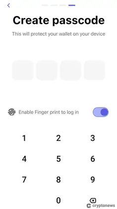 how to set up security on best wallet