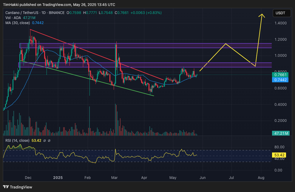 cardano fiyat grafiği