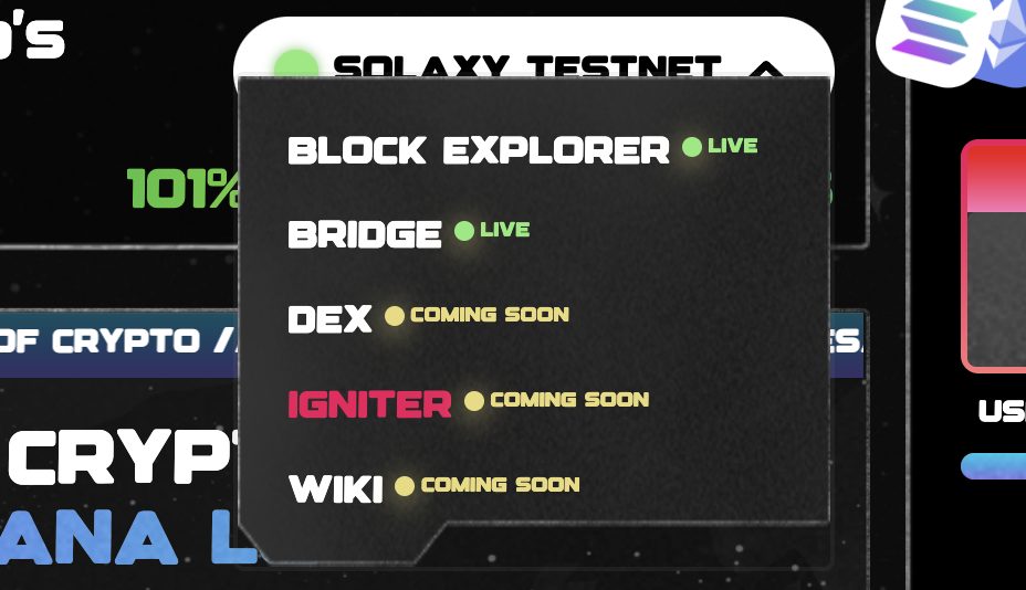 أبرز معالم خارطة طريق Solaxy