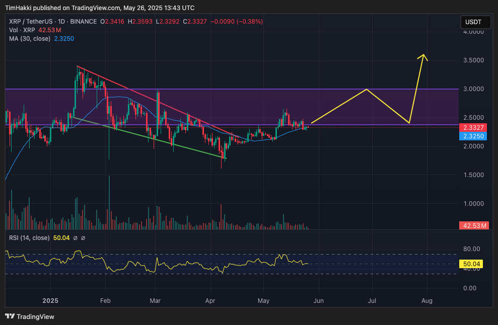 xrp fiyat grafiği.