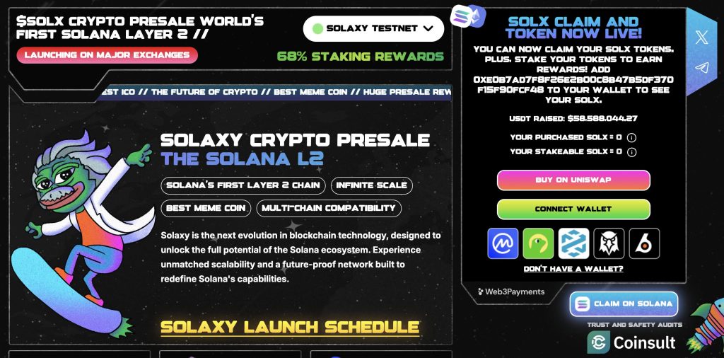 solaxy kripto ön satışı