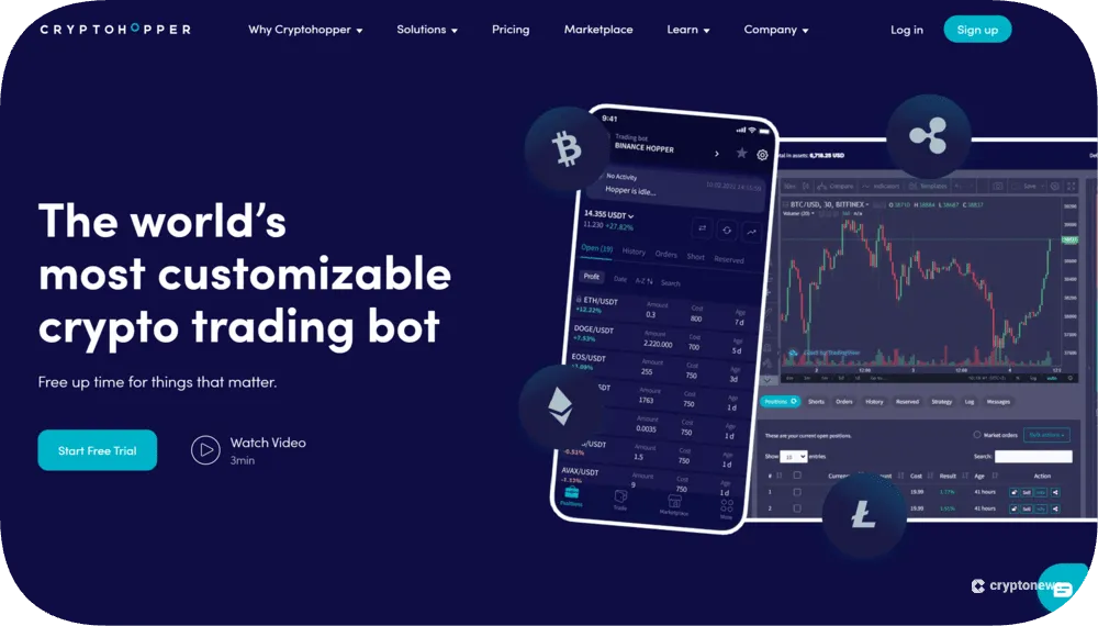 Cryptohopper AI Trading Bot
