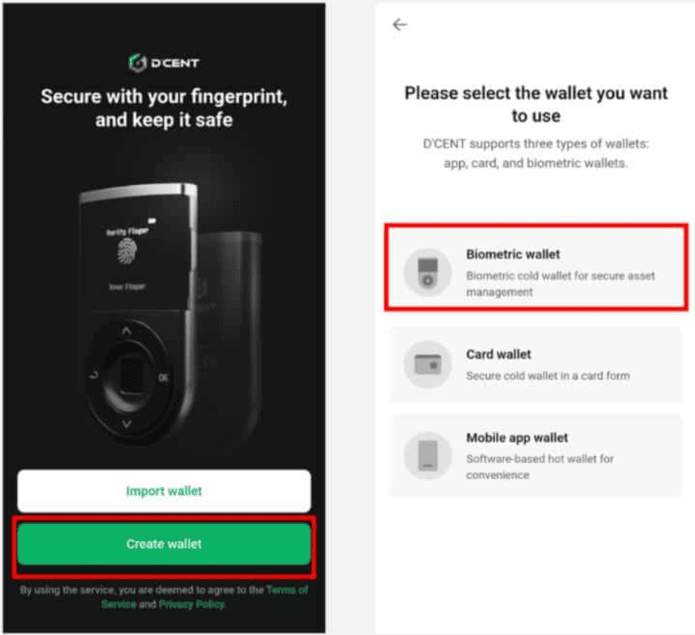 D'CENT Wallet Setup - How to Connect to App