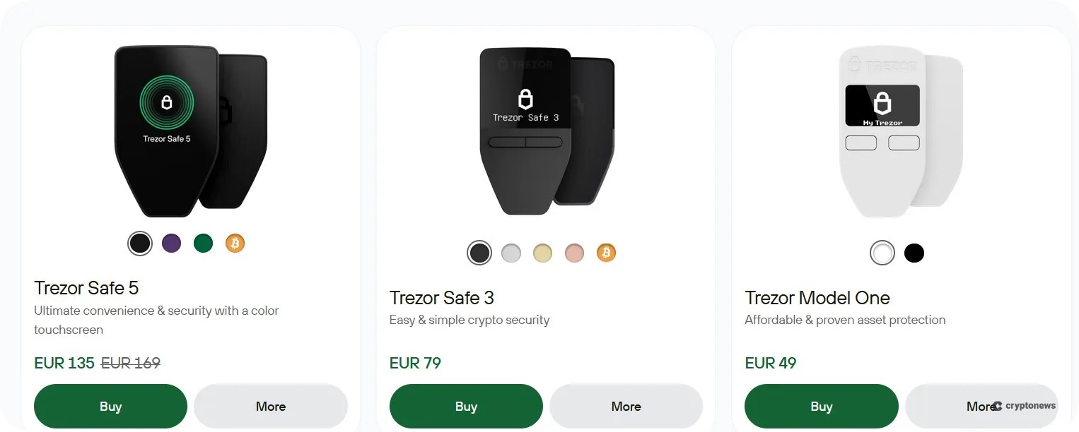 trezor wallets