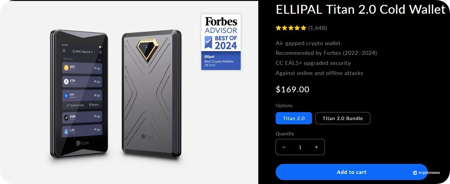 ellipal cold xrp wallet